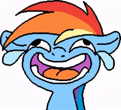 Size: 819x745 | Tagged: 😂, artist:paintanon, derpibooru import, emoji, faic, laughing, meme, rainbow dash, safe, solo, wat