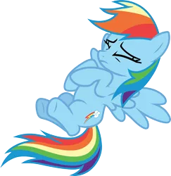 Size: 3000x3092 | Tagged: safe, artist:cloudyglow, artist:yanoda, derpibooru import, rainbow dash, pegasus, pony, the washouts (episode), cutie mark, eyes closed, flying, simple background, solo, sunglasses, transparent background, vector, wings