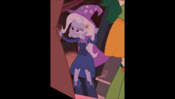 Size: 854x480 | Tagged: safe, derpibooru import, edit, edited screencap, screencap, sweet leaf, teddy t. touchdown, trixie, equestria girls, equestria girls (movie), 80s, animated, background human, boots, cape, clothes, cropped, dancing, fall formal, fall formal outfits, hat, high heel boots, music, shoes, sound, this is our big night, trixie's cape, trixie's hat, vest, webm