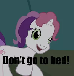 Size: 474x483 | Tagged: derpibooru import, don't go to bed, g3, g3.5, go to bread, safe, sweetie belle (g3)