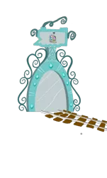 Size: 720x1193 | Tagged: safe, artist:track&song, derpibooru import, equestria girls, mirror, mirror portal, simple background, train, train tracks, transparent background, twitterponies