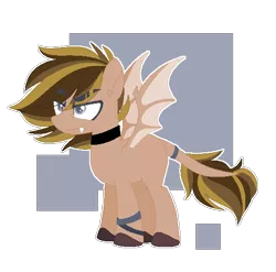 Size: 513x507 | Tagged: safe, artist:livlyshipper, derpibooru import, oc, oc:flicker (ice1517), unofficial characters only, dracony, dragon, hybrid, pony, abstract background, choker, fangs, male, raised eyebrow, simple background, solo, stallion, transparent background, unshorn fetlocks, wristband