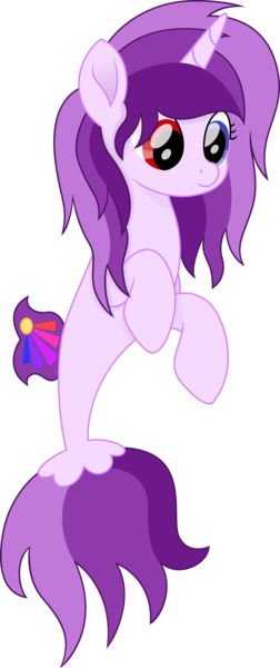 Size: 4041x9618 | Tagged: absurd resolution, artist:cirillaq, derpibooru import, female, oc, oc:purple eye, safe, seapony (g4), simple background, solo, species swap, transparent background