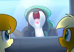 Size: 1280x900 | Tagged: suggestive, artist:acersiii, derpibooru import, oc, oc:marina (efnw), unofficial characters only, orca, orca pony, original species, against glass, cute, drool, everfree northwest, glass, licking, mawshot, open mouth, tongue out, uvula