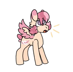 Size: 1248x1225 | Tagged: safe, artist:mattadamfluff, derpibooru import, oc, oc:åkerö, unofficial characters only, pegasus, pony, angry, colored wings, colored wingtips, cute, ear fluff, fangs, male, markings, no pupils, ocbetes, simple background, solo, tail feathers, transparent background, wings