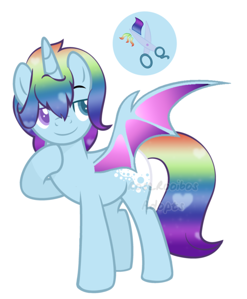 Size: 1024x1241 | Tagged: safe, artist:roserooibos, derpibooru import, oc, alicorn, bat pony, bat pony alicorn, pony, bat wings, horn, male, offspring, offspring's offspring, simple background, solo, stallion, transparent background, wings