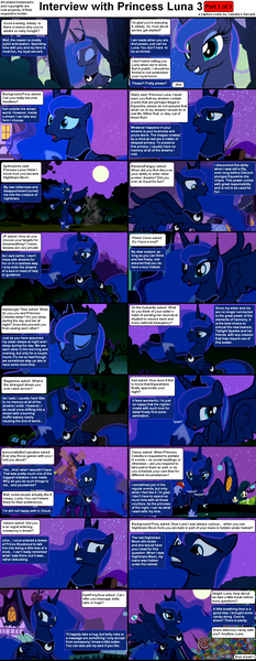 Size: 1282x3304 | Tagged: caption, comic, comic:celestia's servant interview, derpibooru import, interview, princess luna, safe