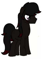 Size: 366x496 | Tagged: safe, artist:piñita, derpibooru import, oc, oc:night stalker, unofficial characters only, earth pony, pony, simple background, soldier, solo, vector, white background