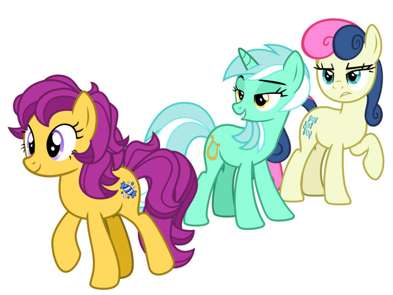 Size: 4000x3000 | Tagged: safe, artist:cheezedoodle96, derpibooru import, bon bon, bon bon (g1), lyra heartstrings, sweetie drops, earth pony, pony, unicorn, g1, my little pony tales, .svg available, 35th anniversary, angry, bedroom eyes, bon bon is not amused, bonlyrabon, distracted boyfriend meme, female, frown, furrowed brow, g1 to g4, generation leap, generational ponidox, jealous, jealous girlfriend meme, lesbian, lidded eyes, lip bite, lyrabon, mare, meme, polyamory, raised hoof, shipping, simple background, svg, transparent background, unamused, vector, wrongbon