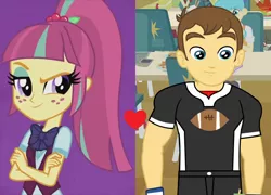 Size: 1002x720 | Tagged: safe, artist:3d4d, derpibooru import, bright idea, normal norman, rose heart, sour sweet, teddy t. touchdown, equestria girls, equestria girls (movie), friendship games, background human, crack shipping, cropped, female, heart, male, shipping, shipping domino, straight, teddysweet