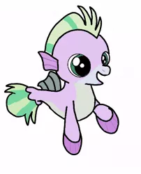 Size: 418x518 | Tagged: baby seapony (g4), derpibooru import, safe, seapony (g4), surf and/or turf