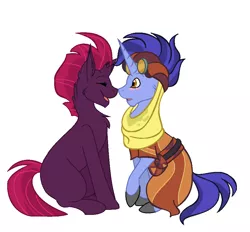 Size: 937x869 | Tagged: artist:neighsay, crack shipping, derpibooru import, female, hoo'far, male, my little pony: the movie, road to friendship, safe, shipping, straight, tempest shadow, temp'far