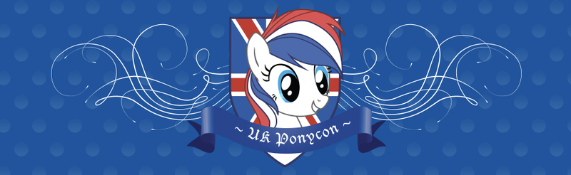 Size: 960x295 | Tagged: safe, derpibooru import, oc, oc:britannia (uk ponycon), unofficial characters only, earth pony, pony, bust, convention, female, mare, mascot, pinstriping, solo, uk ponycon, united kingdom