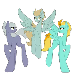 Size: 1024x1024 | Tagged: safe, artist:icey-wicey-1517, artist:spaazledazzle, color edit, derpibooru import, edit, lightning dust, limestone pie, oc, oc:jasper (ice1517), earth pony, pegasus, pony, icey-verse, collaboration, colored, crack shipping, family, female, flying, lesbian, limedust, magical lesbian spawn, male, mare, mother and child, mother and son, offspring, parent:lightning dust, parent:limestone pie, parents:limedust, raised hoof, shipping, simple background, stallion, trans boy, transgender, transparent background