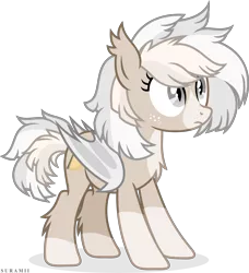 Size: 13002x14281 | Tagged: safe, artist:suramii, derpibooru import, oc, oc:cuddy, bat pony, absurd resolution, bat pony oc, bat wings, chest fluff, female, freckles, gray eyes, simple background, socks (coat marking), solo, transparent background, wings