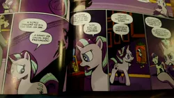 Size: 5984x3376 | Tagged: accord, accord (arc), bon bon, derpibooru import, polish, safe, spike, spoiler:comic, spoiler:comic50, starlight glimmer, sunset shimmer, sweetie drops, translation, zecora