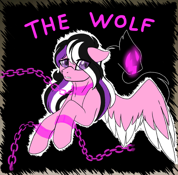 Size: 1905x1870 | Tagged: safe, artist:artsingermlp, derpibooru import, oc, pony, album cover, music video reference, siamés, solo, song reference, the wolf