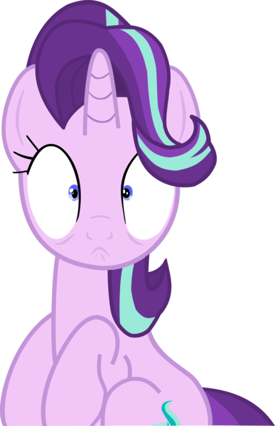 Size: 5000x7757 | Tagged: safe, artist:nicxchy, derpibooru import, starlight glimmer, pony, unicorn, to where and back again, absurd resolution, frightened, i've seen some shit, solo, vector