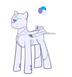 Size: 1264x1344 | Tagged: safe, artist:not-immortal, derpibooru import, oc, unofficial characters only, original species, plane pony, pony, blaze (coat marking), f-22 raptor, frown, lidded eyes, male, plane, reference, serious, serious face, simple background, solo, stallion, transparent background