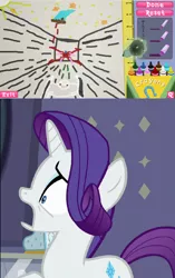Size: 794x1268 | Tagged: safe, derpibooru import, rarity, pony, fake it 'til you make it, battle of yavin, coloring with sweetie belle, crayon, crude, drawing, exploitable meme, meme, millennium falcon, rarity for you, shocked, star wars, starfighter, tie fighter, trench, x-wing