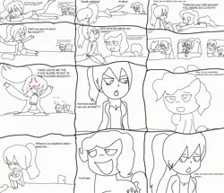 Size: 3056x2624 | Tagged: safe, derpibooru import, pinkie pie, oc, oc:anonymous, oc:anonymous' nephew, oc:anonymous' teenage niece, pony, comic:alice's childhood, comic