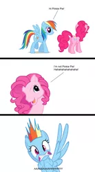 Size: 1766x3198 | Tagged: comic, derpibooru import, g3, g4 to g3, generation leap, i'm not stu, in the dreamtime, parody, pinkie blind, pinkie pie, rainbow dash, rugrats, safe