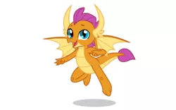 Size: 1280x800 | Tagged: claws, cute, derpibooru import, dragon, dragon wings, fangs, flying, horns, male, rule 63, safe, simple background, smolder, smolderbetes, smolder (male), solo, vector, white background, wings