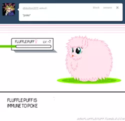 Size: 650x628 | Tagged: artist:mixermike622, crossover, derpibooru import, oc, oc:fluffle puff, pokémon, safe, tumblr:ask fluffle puff