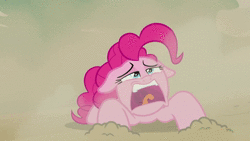 Size: 1280x720 | Tagged: safe, derpibooru import, screencap, pinkie pie, earth pony, pony, daring done?, animated, female, out of context, solo, sound, webm