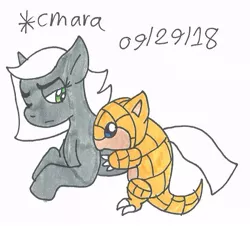 Size: 738x667 | Tagged: artist:cmara, crossover, derpibooru import, limestone pie, pokémon, safe, sandshrew