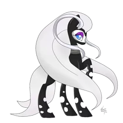 Size: 1024x1024 | Tagged: safe, artist:projectblastart, derpibooru import, ponified, pony, pheromosa, pokémon, shiny pokémon, simple background, solo, transparent background