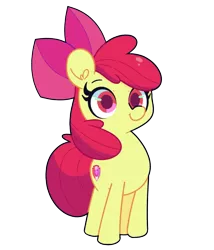 Size: 1200x1400 | Tagged: safe, artist:turtlefarminguy, derpibooru import, apple bloom, earth pony, pony, bow, cutie mark, female, filly, hair bow, simple background, solo, the cmc's cutie marks, transparent background