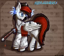 Size: 2000x1750 | Tagged: source needed, safe, artist:apostolllll, derpibooru import, oc, unofficial characters only, zebra, zebrasus, clothes, glowing eyes, image, katana, kimono (clothing), male, png, solo, sombra eyes, stallion, sword, weapon