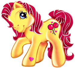 Size: 250x228 | Tagged: safe, derpibooru import, pony, candy apple (g3), g3, solo