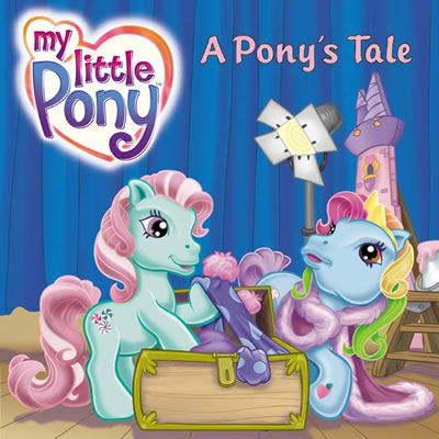 Size: 400x400 | Tagged: a pony's tale, book, clothes, costume, crown, cute, derpibooru import, dressup, g3, jewelry, mintabetes, minty, princess rainbow dash, rainbow dash (g3), regalia, safe, source needed