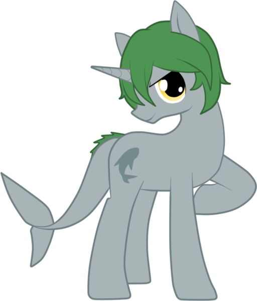 Size: 720x843 | Tagged: safe, artist:绮罗魂, derpibooru import, oc, oc:鲨鱼薇, unofficial characters only, original species, pony, shark, shark pony, simple background, solo, transparent background