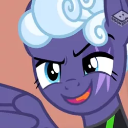 Size: 500x500 | Tagged: safe, derpibooru import, screencap, rolling thunder, pegasus, pony, the washouts (episode), boomerang (tv channel), cropped, eye scar, female, mare, scar