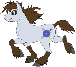 Size: 631x560 | Tagged: safe, artist:carnivorouscaribou, derpibooru import, oc, oc:rough sketch (carnivorouscaribou), unofficial characters only, earth pony, pony, female, mare, simple background, solo, transparent background, unshorn fetlocks