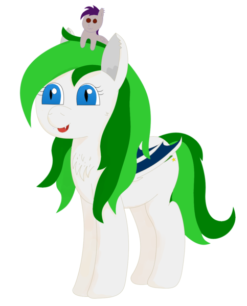 Size: 1086x1350 | Tagged: safe, artist:coldfire, derpibooru import, oc, oc:coldfire (bat pony), oc:soothing leaf, unofficial characters only, bat pony, pony, 2019 community collab, derpibooru community collaboration, bat pony oc, bat wings, chest fluff, fangs, female, happy, long mane, mare, open mouth, plushie, simple background, solo, transparent background, wings