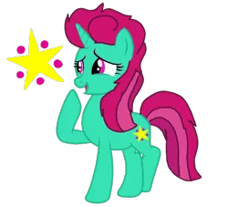 Size: 1188x1080 | Tagged: safe, artist:徐詩珮, derpibooru import, oc, oc:feriy rouy, pony, unicorn, my little pony: the movie, cutie mark, magical lesbian spawn, next generation, offspring, parent:glitter drops, parent:tempest shadow, parents:glittershadow, simple background, transparent background