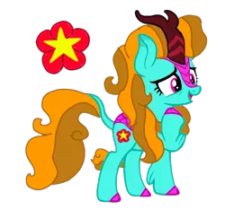 Size: 1154x1080 | Tagged: artist:徐詩珮, cutie mark, derpibooru import, hybrid, interspecies offspring, kirin, kirin hybrid, magical lesbian spawn, my little pony: the movie, next generation, oc, oc:autumn flower, offspring, parent:autumn blaze, parent:glitter drops, parents:glitterblaze, safe, simple background, sounds of silence, transparent background