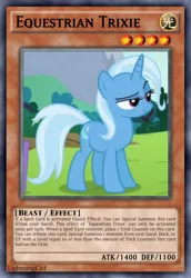 Size: 813x1185 | Tagged: safe, artist:lightningciel, derpibooru import, trixie, pony, unicorn, card, female, mare, yu-gi-oh!, yugioh card