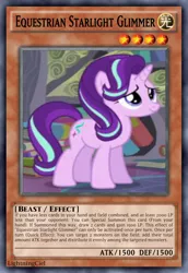 Size: 813x1185 | Tagged: safe, artist:lightningciel, derpibooru import, starlight glimmer, pony, unicorn, card, female, mare, yu-gi-oh!, yugioh card