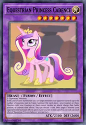 Size: 813x1185 | Tagged: alicorn, artist:lightningciel, card, derpibooru import, female, mare, princess cadance, safe, yu-gi-oh!, yugioh card