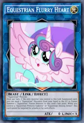 Size: 813x1185 | Tagged: alicorn, artist:lightningciel, card, derpibooru import, female, foal, princess flurry heart, safe, yu-gi-oh!, yugioh card