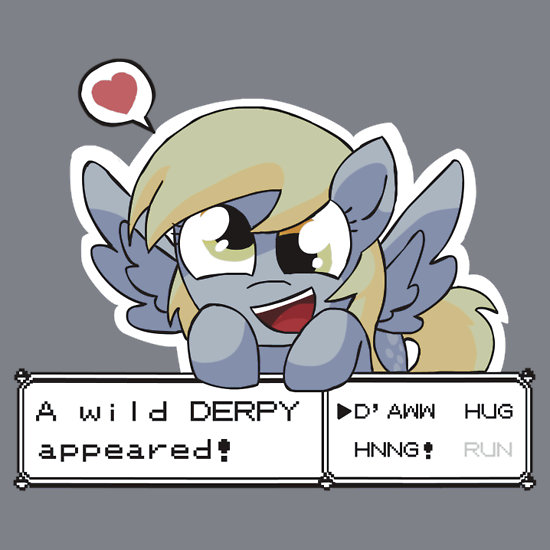 Size: 550x550 | Tagged: artist:alfa995, cute, dawwww, derpabetes, derpibooru import, derpy hooves, gray background, happy, heart, hnnng, open mouth, parody, pictogram, pokémon, reference, safe, simple background, solo, speech bubble, spoken heart, text