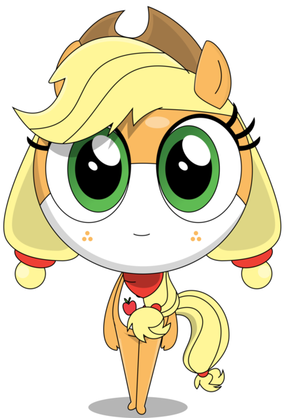 Size: 2000x2952 | Tagged: applejack, applejack's hat, artist:keronianniroro, clothes, cowboy hat, cutie mark, derpibooru import, female, freckles, hat, hybrid, keponian, keronian, keroro gunsou, safe, scarf, sergeant frog, simple background, species swap, transparent background