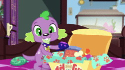 Size: 1920x1080 | Tagged: safe, derpibooru import, edit, edited screencap, screencap, sound edit, spike, spike the regular dog, dog, equestria girls, equestria girls series, reboxing with spike!, spoiler:eqg series (season 2), animated, fabulous fido's faberge flying disk, lmfao, sexy and i know it (lmfao), sound, spike's dog collar, stupid sexy spike, webm