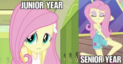 Size: 1376x720 | Tagged: safe, derpibooru import, edit, edited screencap, screencap, fluttershy, equestria girls, equestria girls (movie), equestria girls series, i'm on a yacht, spoiler:eqg series (season 2), geode of fauna, magical geodes, seductive pose