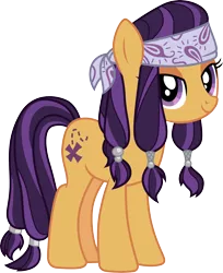 Size: 3000x3674 | Tagged: safe, artist:cloudyglow, derpibooru import, idw, cutlass (pony), earth pony, pony, background pony, bandana, female, gameloft, idw showified, mare, mobile game, pirate, simple background, smiling, solo, transparent background, vector